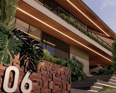 Casa duplex foi projetada para combinar funcionalidade e conforto.