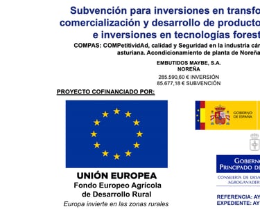 Subvención para inversiones en transformación, comercialización y desarrollo de productos agrícolas