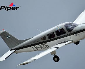 Aeronave LV-AZS propiedad del Aeroclub Río Gallegos
