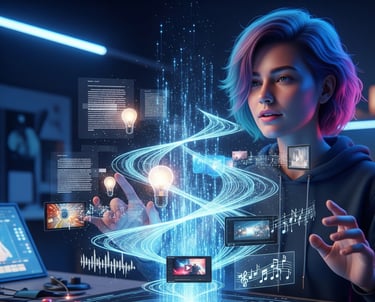 uma mulher com um moletom preto e um computador portátil