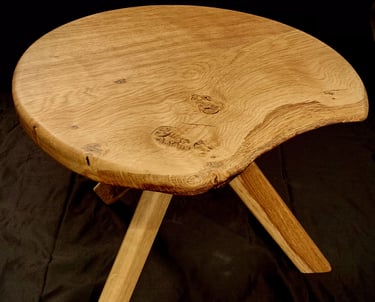 Live Edge Coffee Table angle view