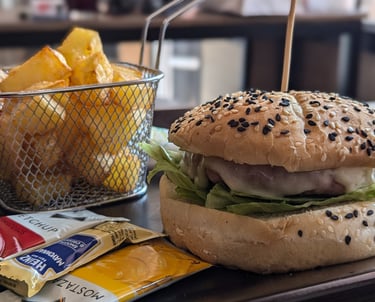 hamburguesa simple de bar el origen