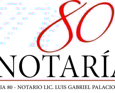 Notaria 80 - Notario Lic. Luis Gabriel Palacios Velasco