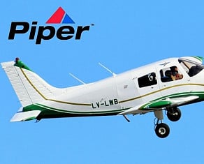 Aeronave LV-LWB propiedad del Aeroclub Río Gallegos