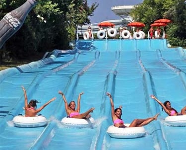 Acquafan Riccione, scivoli, divertimento in Romagna