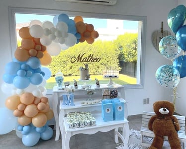 Arco de globos para cumpleaños infantiles