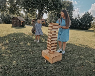 XXL Jenga žaidimas nuomai Klaipėdoje
