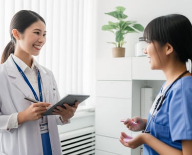 日本人医療者が別の日本人医療者をヒアリング
