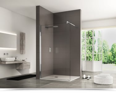 Doccia spaziosa al posto della vasca