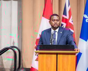 picture of the rostrum globals founder, olasupo