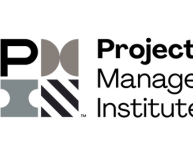 The logo of the project management institute