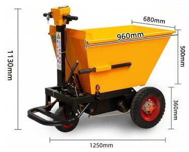 Concrete bucket -two angles unloading（push&stand）