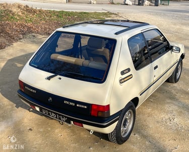 peugeot 205 indiana avec tous ces éléments d'origine