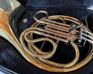 un cor dans son étui