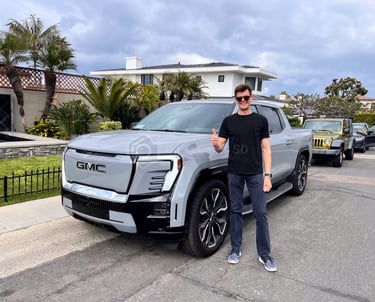 2025 GMC Sierra Denali EV grey