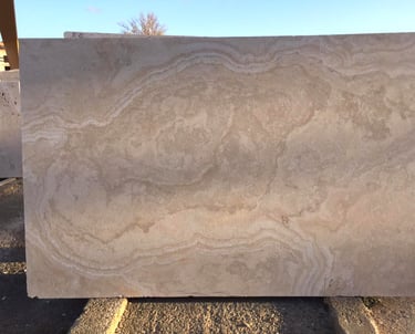 Brown Travertine Slab