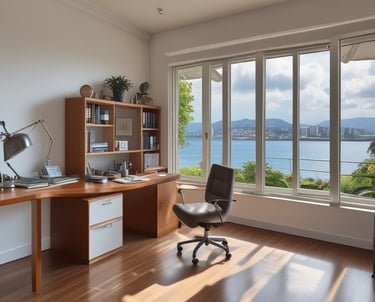 bureau nettoyé baie de Fort de France