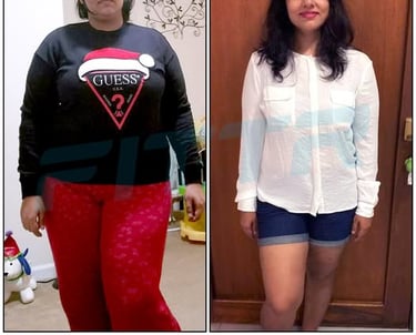 female body transformation.