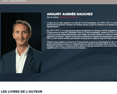 the screenshot of Aubree Dauchez's The Book Edition's author page