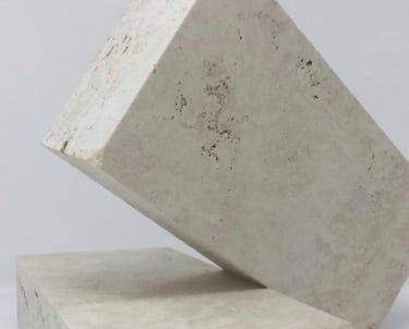 Cegiełka z trawertynu włoskiego kamienia naturalnego cegła kamienna