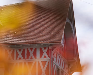 Facade de la chambre d'hôte du domaine