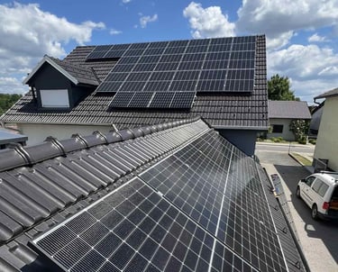 solarni paneli na krovu crep Beograd Srbija