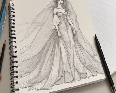 Chic evening dress displayed on a vintage mannequin with warm lighting.