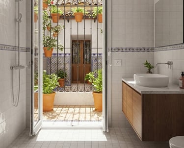 Arreglo de baño en un baño en Sevilla con El Fontanero de Sevilla