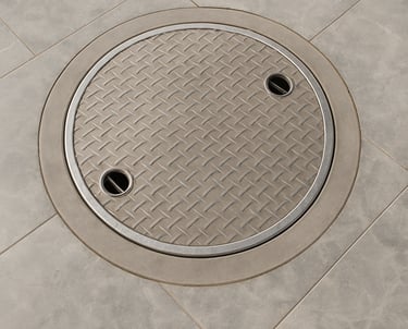 A precast manhole cover