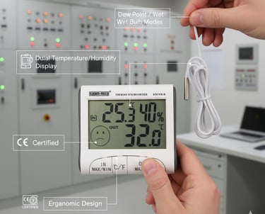 Thermo Hygro Meter-KM918B
