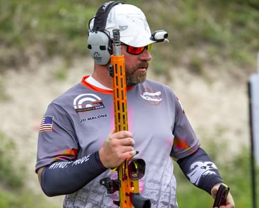 JD Malone at USPSA match