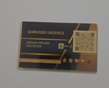 carte de visite sans contact