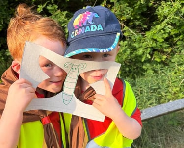25th Allerton Squirrels do outdoor nature activities in Liverpool