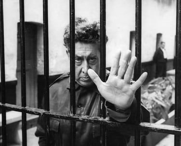 David Alfaro Siqueiros (El Coronelazo) Lecumberri, México, D.F., 1960.