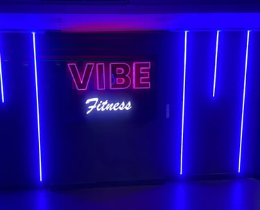 led sign board for Gym