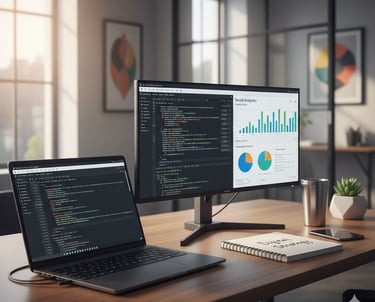 a laptop computer monitor and a laptop computer monitor fom the webiste of shobhit goyal