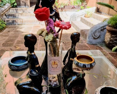 Flower candles