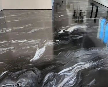 Metallic Epoxy Floor Lincoln NE