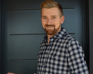 a man holding a sign that says,'i am sorry to see the sign