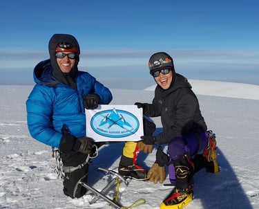 on the Whymper summit of Chimborazo