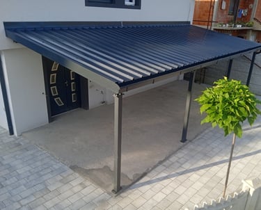 nadstresnice, celicna konstrukcija, krovni paneli, oluci, opsivka