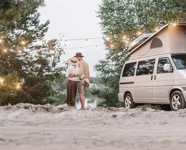 Camper van living vanlife