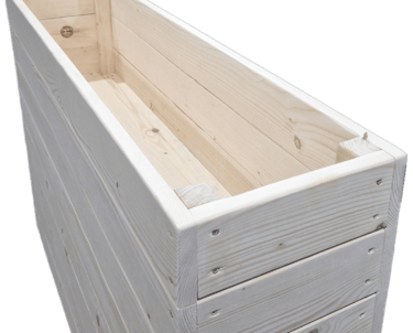 large tall wooden planter made from solid quality wood planter for restaurant screening borders