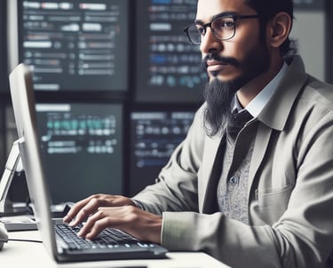 A vibrant social media dashboard displaying analytics and colorful posts.