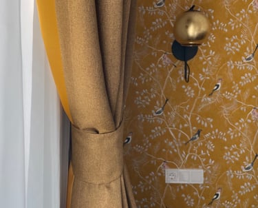 naktinės užuolaidos su parišimu