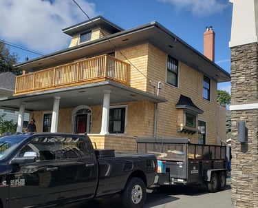 CEDAR siding Installed By Catch All Contracting