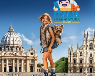 Italia in Miniatura, parco tematico Rimini, atrazzioni per bambini, cultura in Romagna