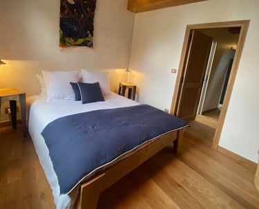 Chambre de la chambre d'hôte du domaine