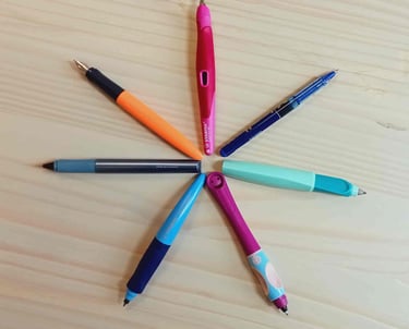 Infos pratiques exemples de stylos à essayer au cabinet