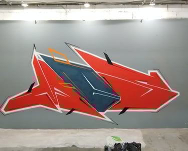 Mes, graffiti, Barcelona, arte, pintura, lineas, letras, estilo